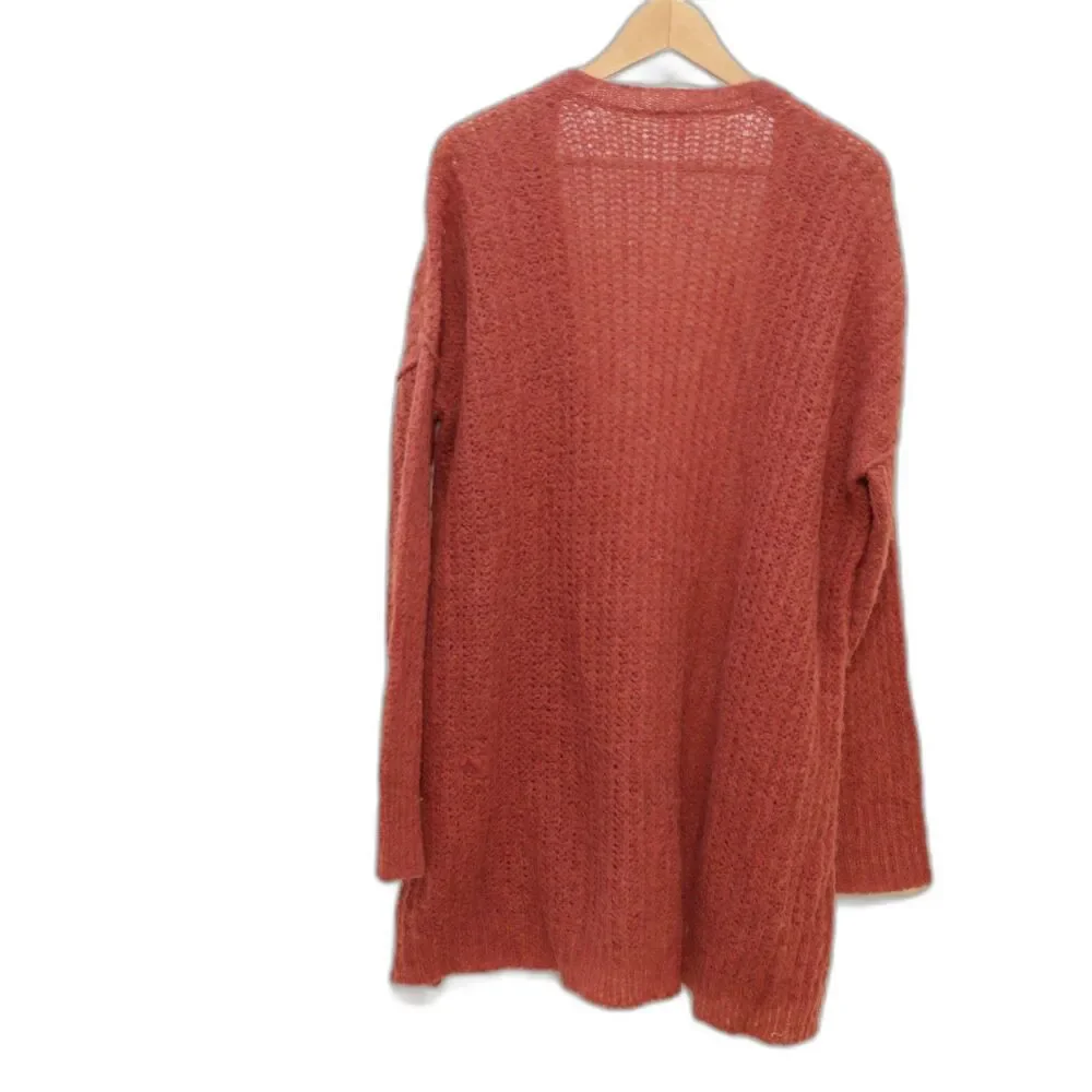 Free People Weekend Getaway Cardigan Alpaca Nylon Cozy Open Front S